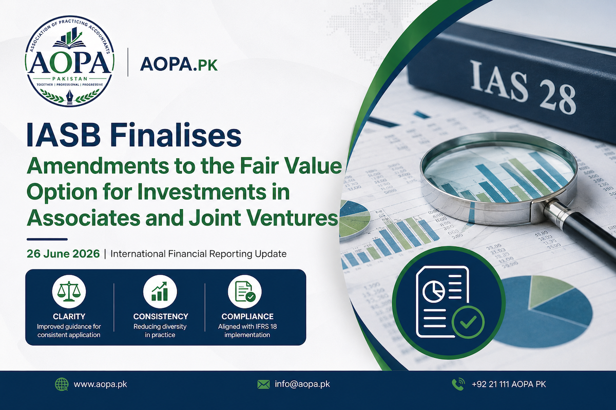 IASB Finalises Amendments to the Fair Value Option for Investments in Associates and Joint Ventures