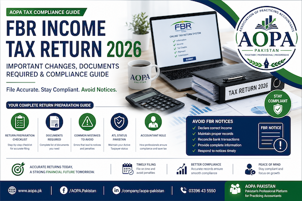 FBR Income Tax Return 2026: Important Changes, Documents Required & Compliance Guide
